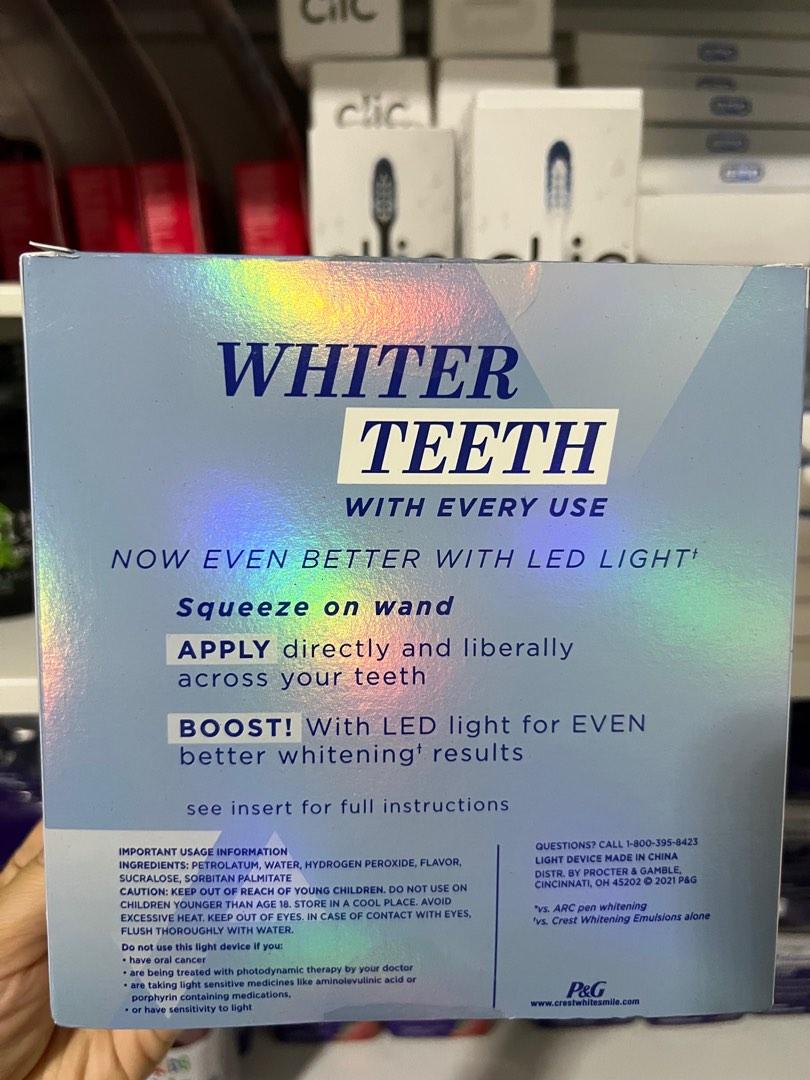Crest Whitening Emulsions Teeth Whitening Treatment with LED