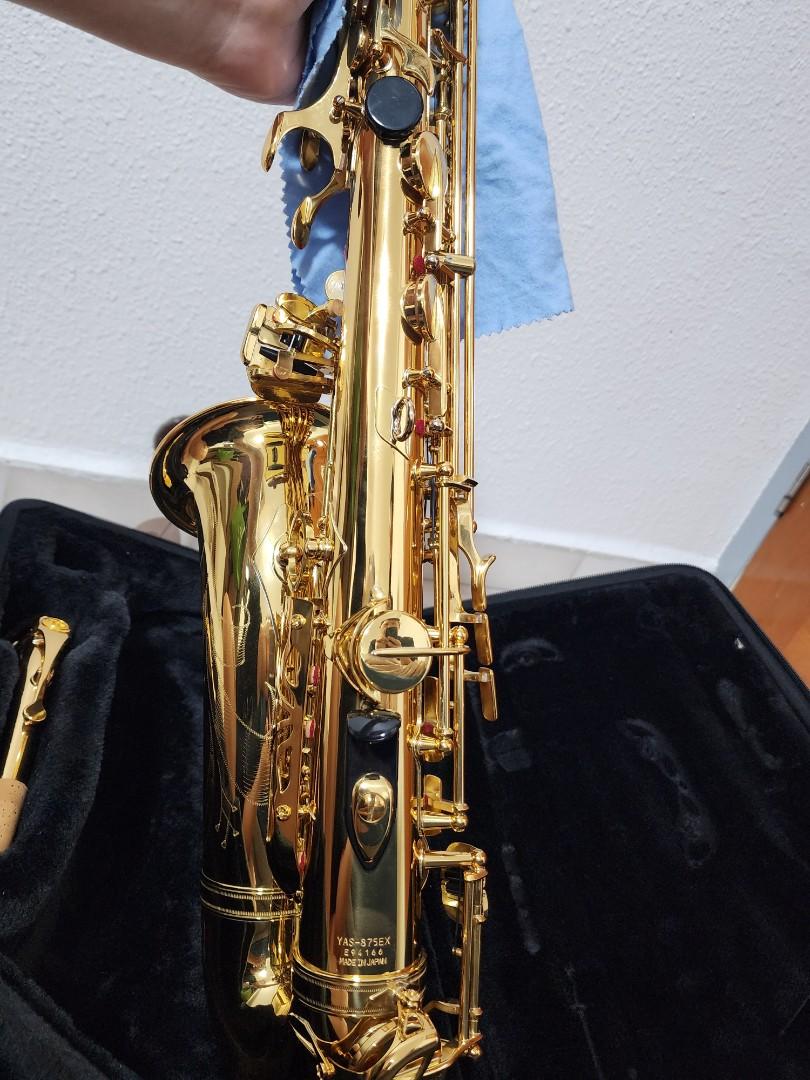 Custom Yamaha Alto Sax YAS 875EX (gold) with many freebies!, Hobbies