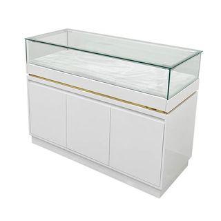 Customized Glass Displayed Counter For Retail Shop