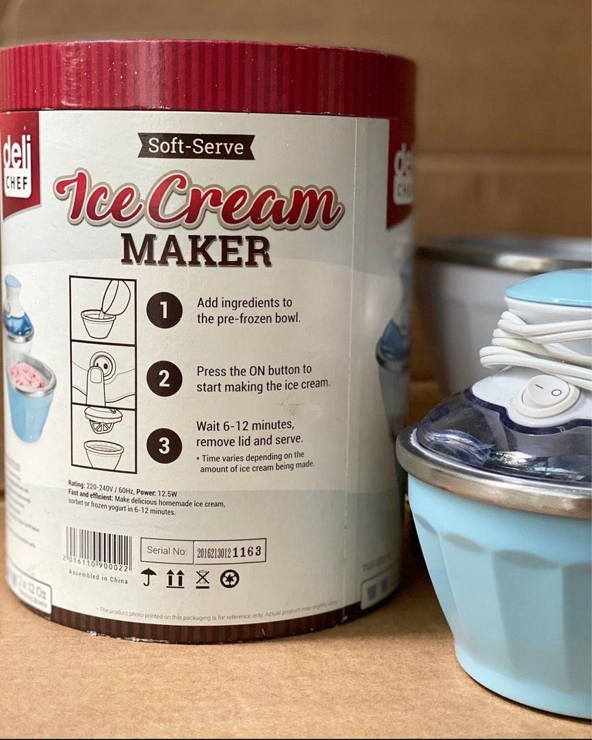 Deli chef soft served ice cream maker (Category: Bakeware) located in Pasig City. Submitted by riusables (Listing ID 1188365902, Image 3). Description: Condition: 9/10 Used only for testing and practice.