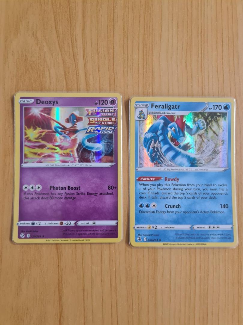 Deoxys - 120/264 - Holo Rare - Sword & Shield - Fusion Strike