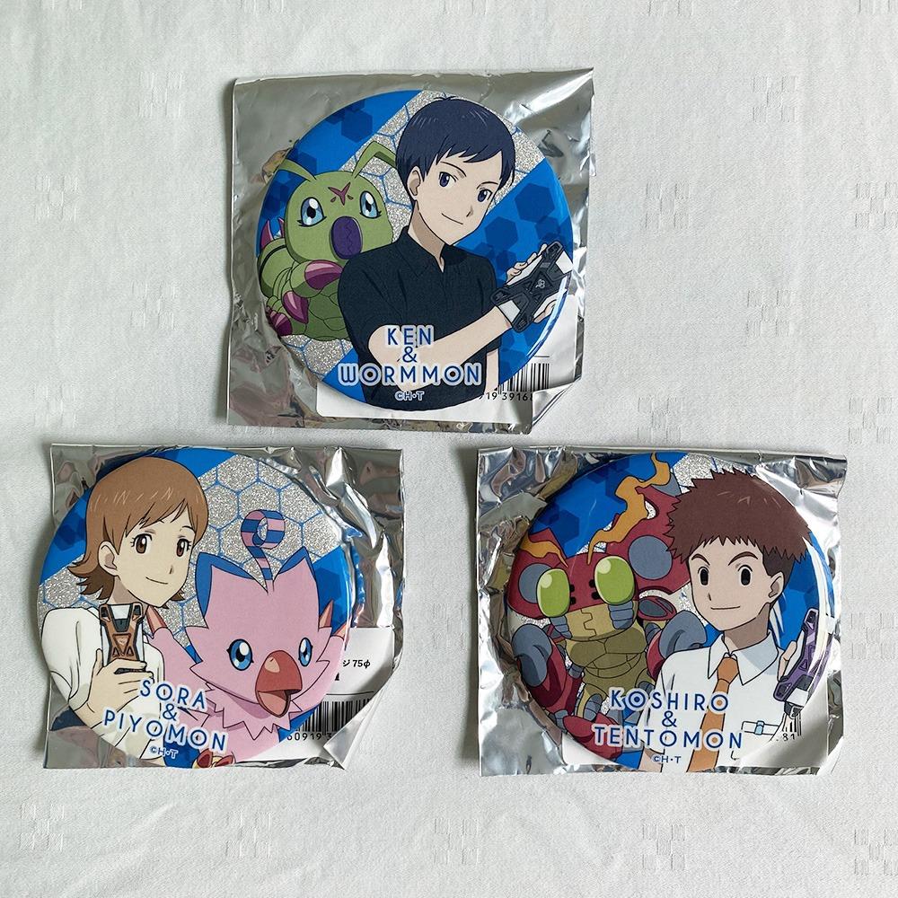 Badge Pins (Victor Character) Sora Takenouchi 「 DIGIMON ADVENTURE tri.  catering car produced by animatecafe Trading metal badge 」, Goods /  Accessories
