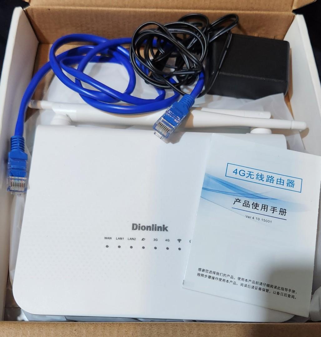 Dionlink 4G LTE Wireless Router, Computers & Tech, Parts & Accessories ...