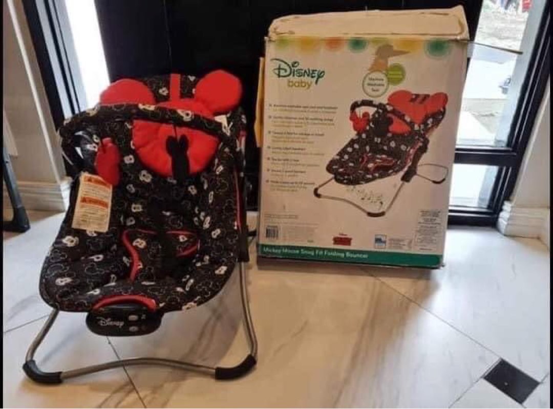 Disney Baby Bouncer, Babies & Kids, Infant Playtime on Carousell