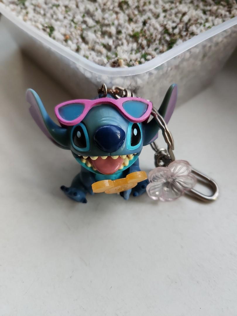 Disney hong kong stitch key chain with moving arm and ice cream, Hobbies &  Toys, Toys & Games on Carousell