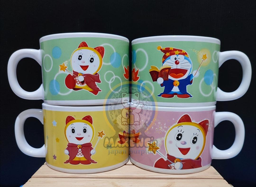 Doraemon Ceramic Coffee Mugs (Category: Coffee & Tea Tableware) located in Pasay City. Submitted by ace.garcia19 (Listing ID 1188326891, Image 2). Description: Doraemon & Dorami Magic Wizard Mug Set of 4 | Japan Surplus Price: ₱ 800 Category: Home & Garden > Kitchen & Dining Condition: Used – Good Description: Cute set of 4 ceramic mugs featuring Doraemon and Dorami in magical wizard outfits, with wands, capes, and a spellbook. Each mug has a dif