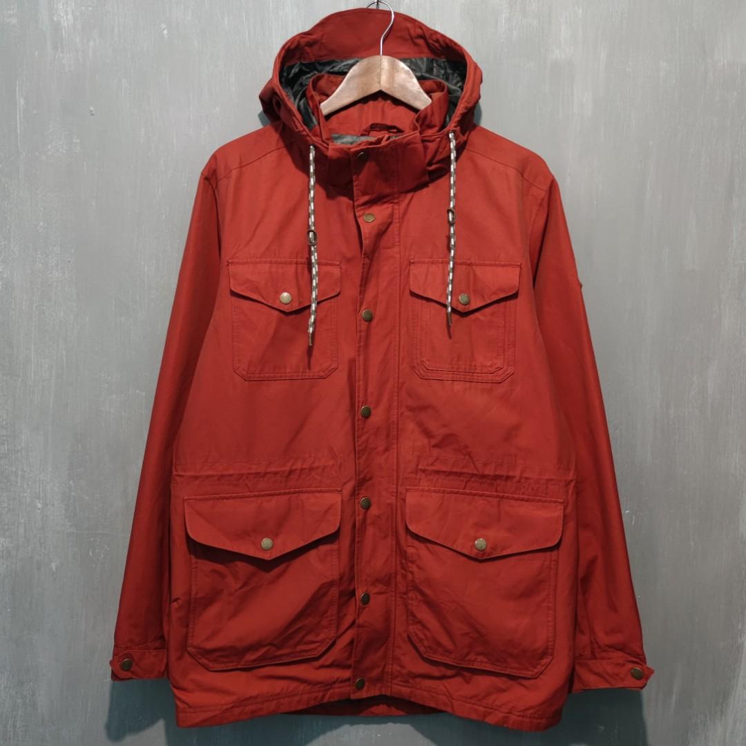 EDDIE BAUER WINDBREAKER DETACHABLE HOOD, Men's Fashion, Coats