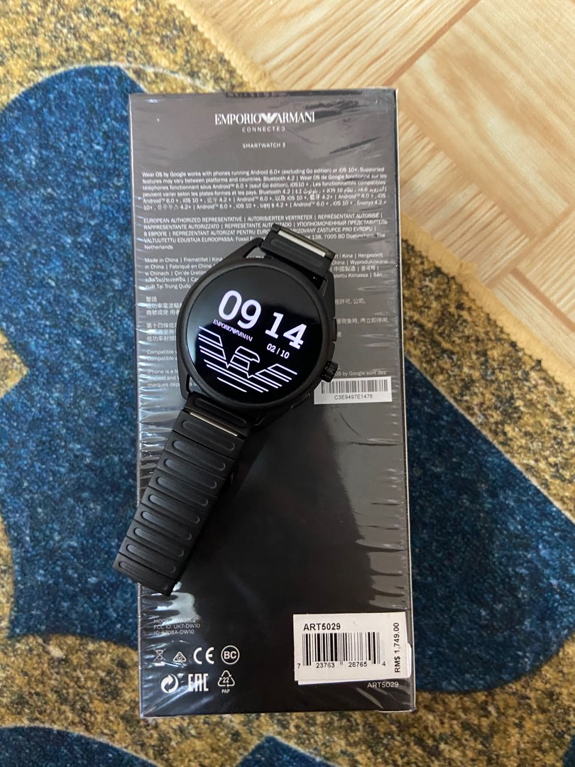Armani connected hotsell smartwatch 3