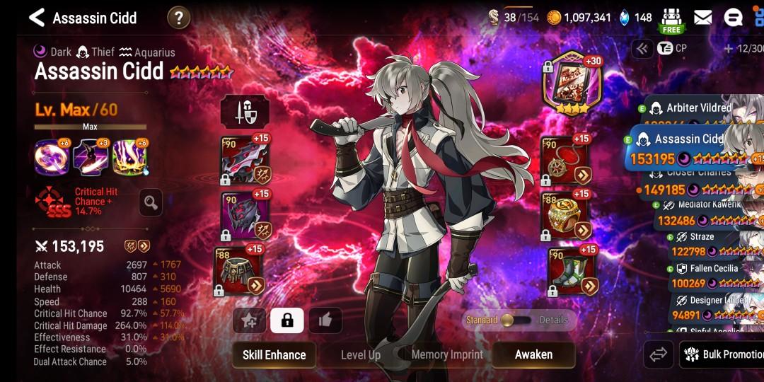 ANIME ADVENTURES UNITS/ACCOUNT WTS STACKED AA,ASTD (ENDGAME), Video Gaming,  Video Games, Others on Carousell