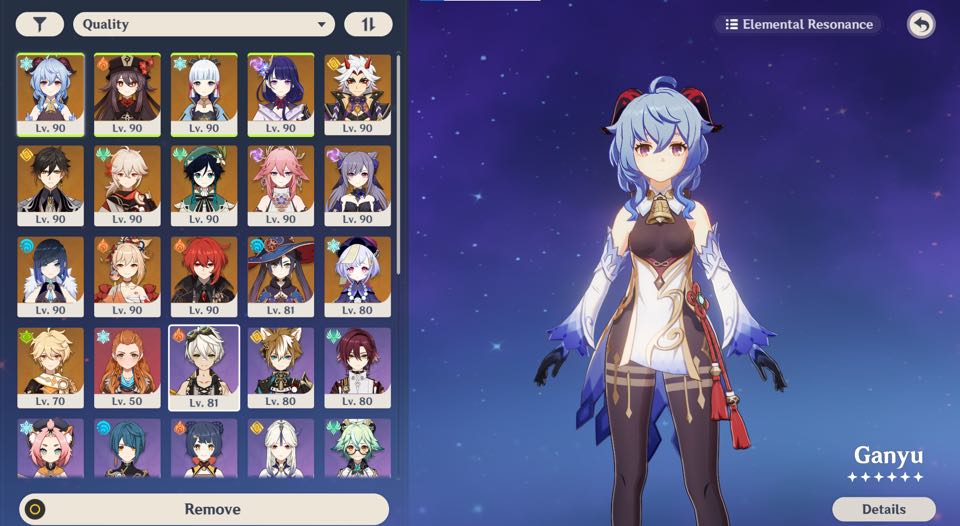 FOR SALE GENSHIN ACCOUNT AR59 TRIO ARCHON, Video Gaming, Gaming