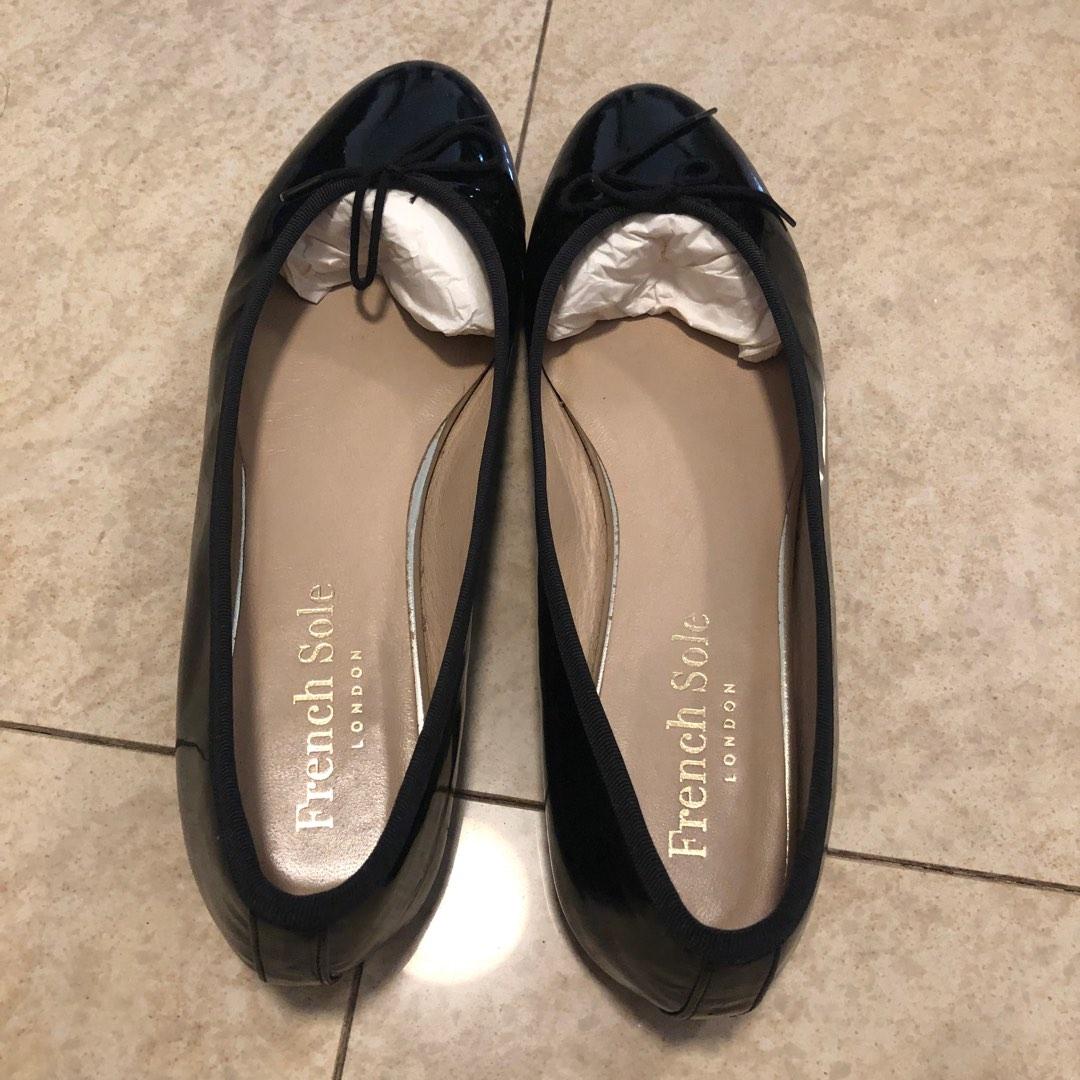 French Sole Black Ballerinas Shoes Size 41 Women s Fashion