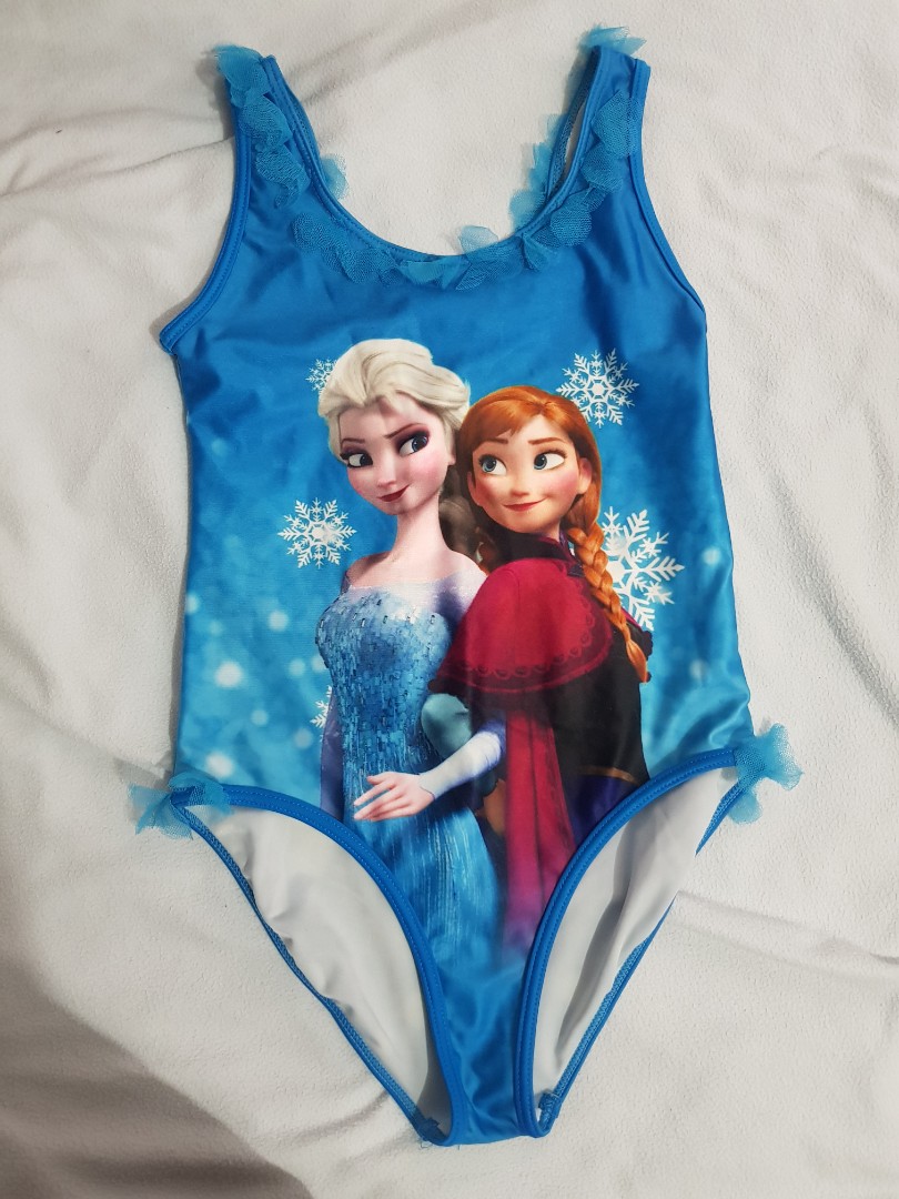 Frozen swimsuit, Babies & Kids, Babies & Kids Fashion on Carousell