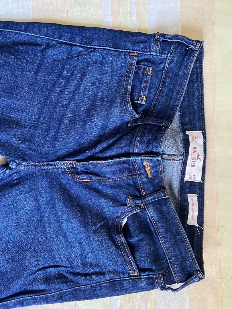 Full length Hollister jeans Low rise Super skinny Women s Fashion