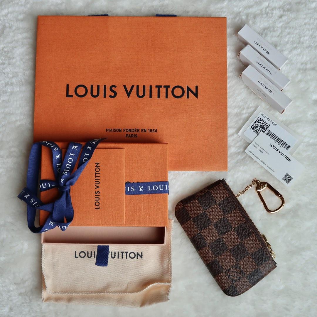 BRAND NEW - AUTHENTIC* LOUIS VUITTON Key Pouch Cles Damier Ebene N62658 NWT