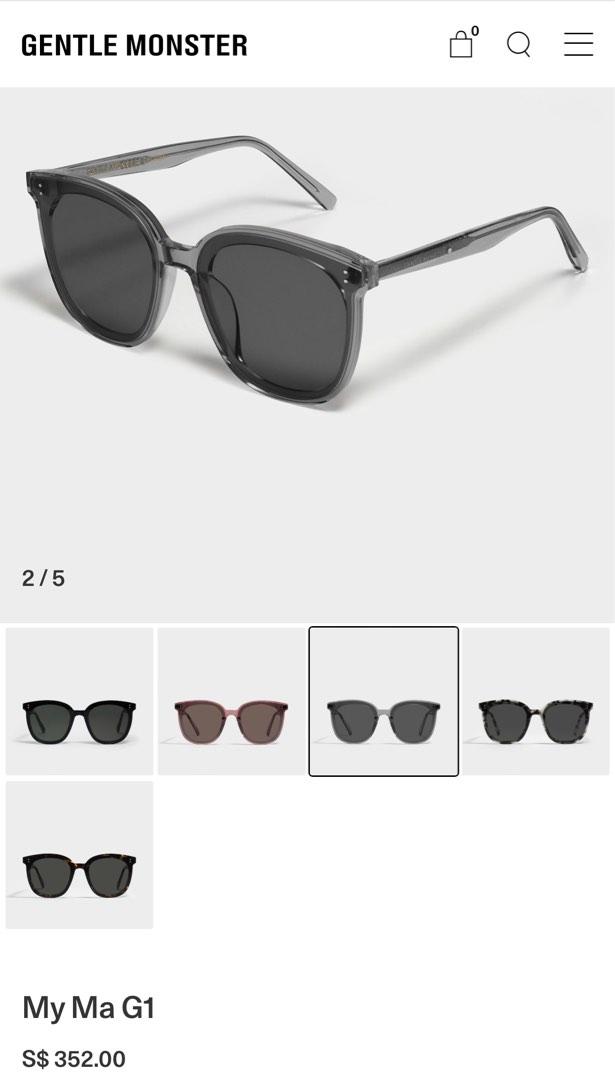 gentle monster my ma g1 grey BNIB, Women's Fashion, Watches & Accessories, Sunglasses & Eyewear