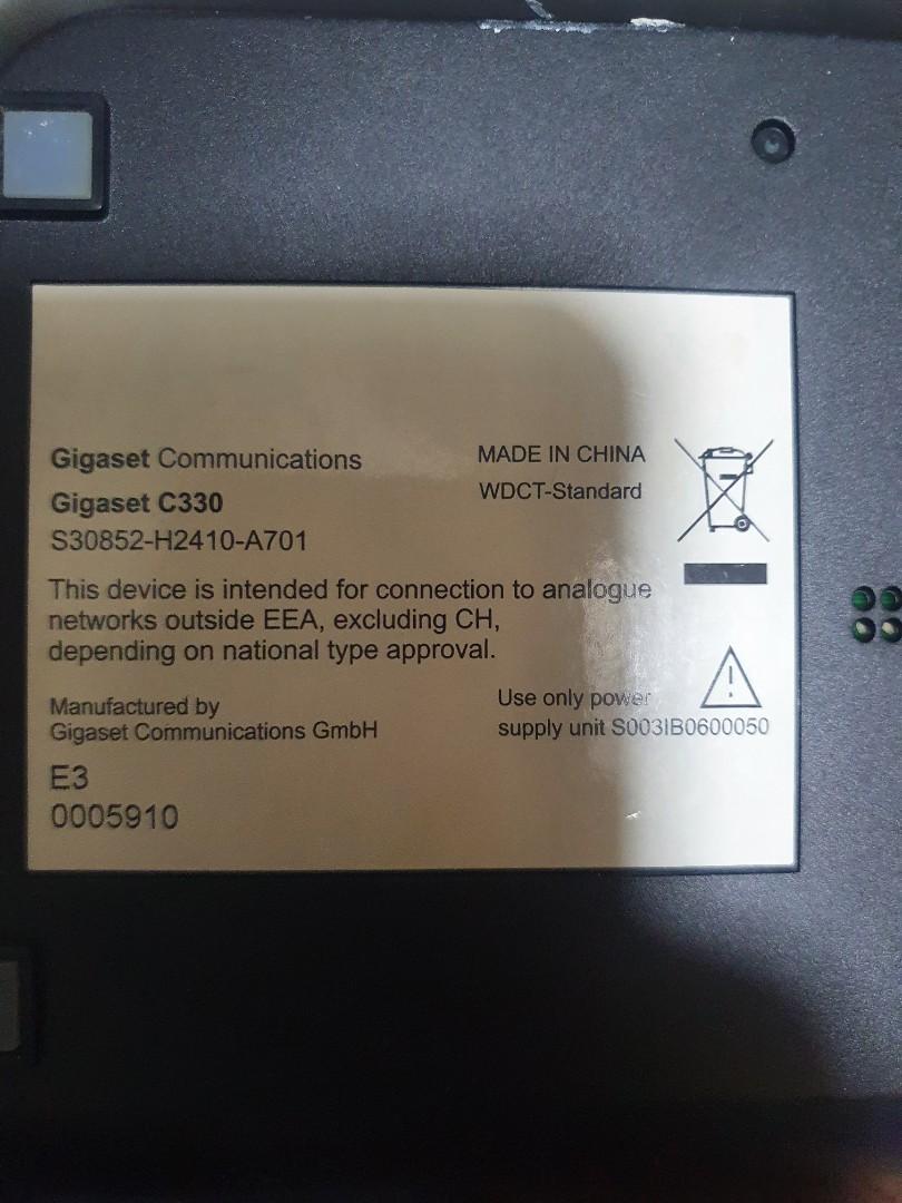 Gigaset c330 main headset screen not working, Mobile Phones & Gadgets
