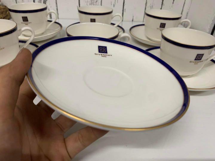 Givenchy Cup and Saucer Set, Furniture & Home Living, Kitchenware & Tableware, Coffee & Tea