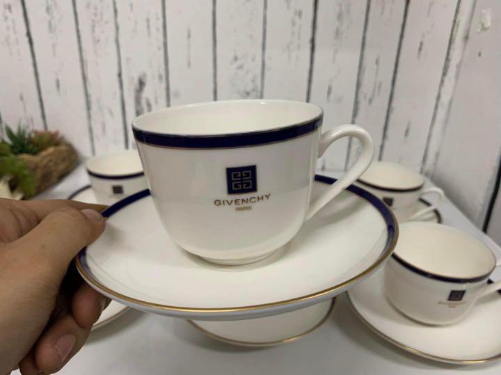 Givenchy Cup and Saucer Set, Furniture & Home Living, Kitchenware & Tableware, Coffee & Tea