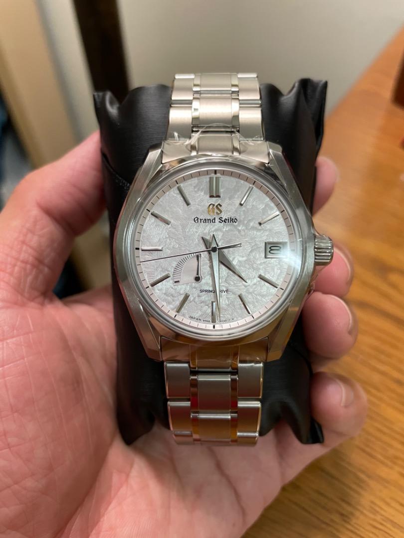 Grand Seiko Shunbun Spring Drive Pink Dial SBGA413 Men s