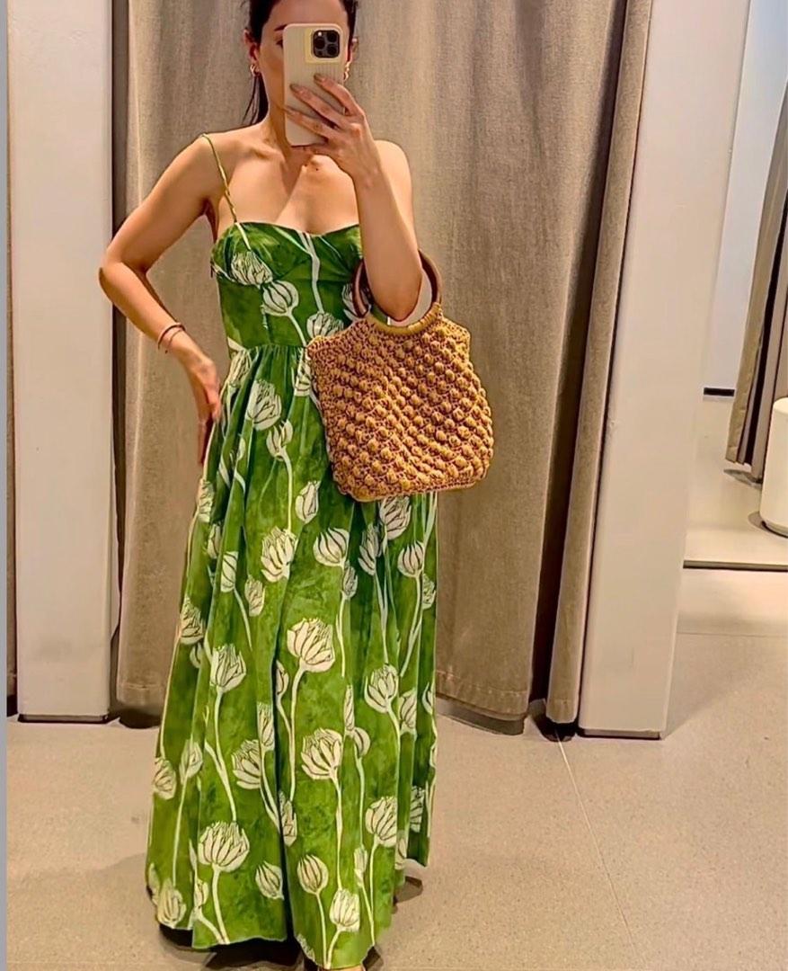 Green summer dress by dressme ph Women s Fashion Dresses Sets Dresses on Carousell