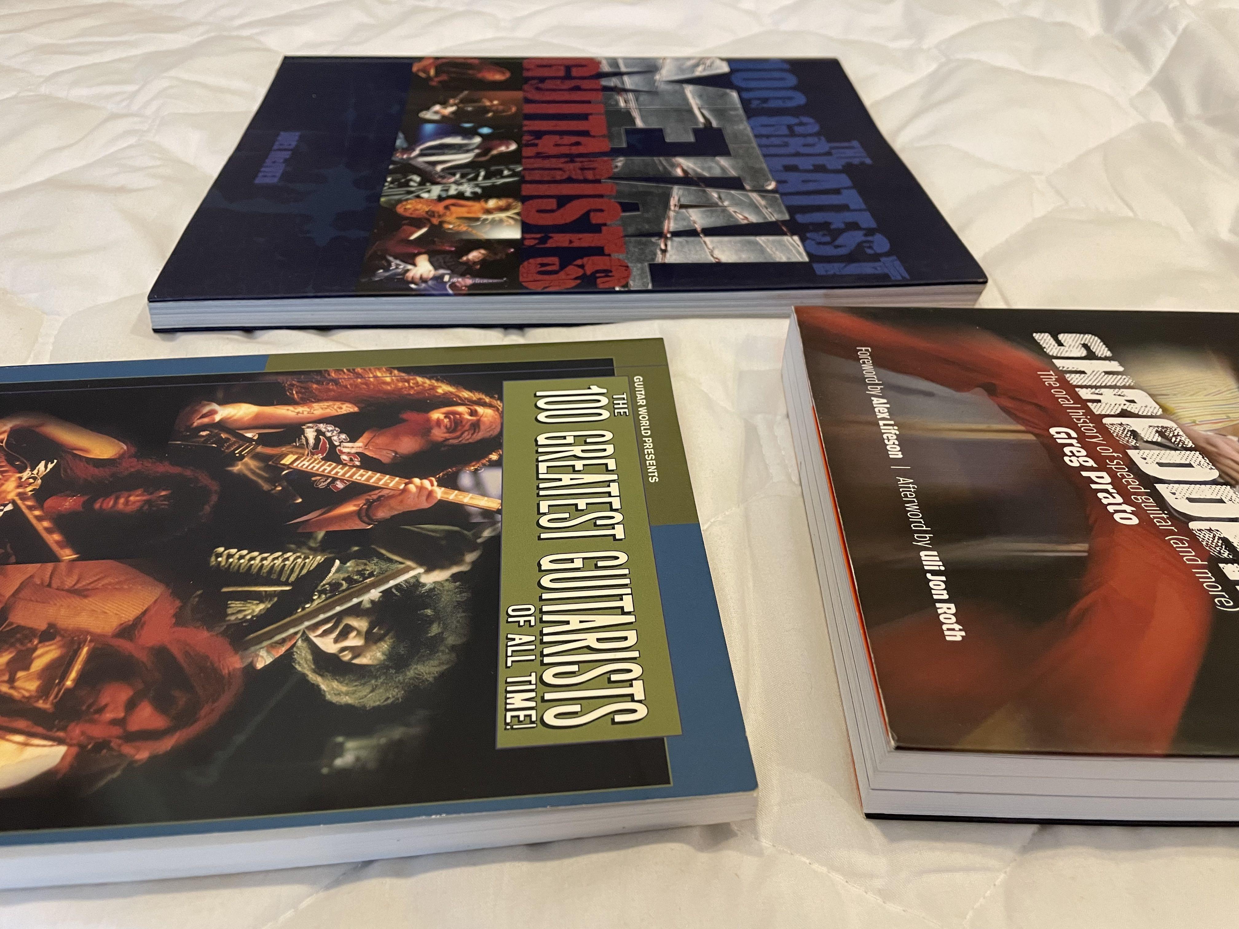 Guitar world rare books 100 greatest guitarists shredders EVH Yngwie ...