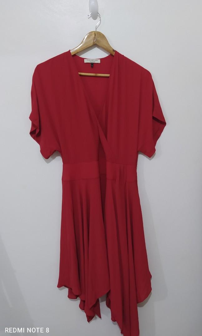 Halston Heritage kimono Asymmetric Dress Women s Fashion Dresses