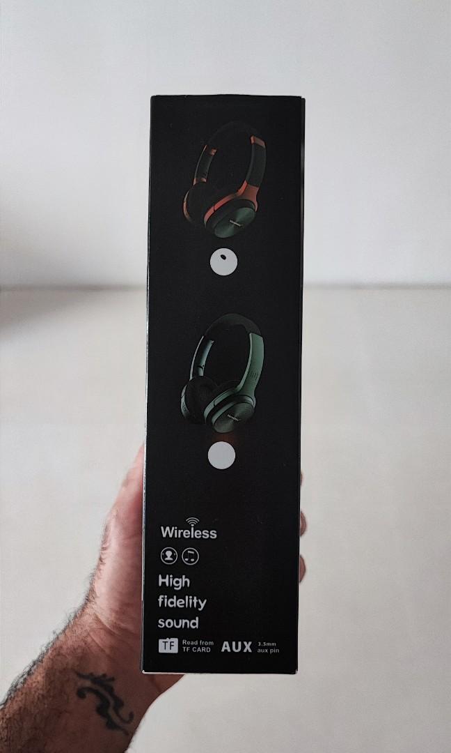 Headphone headset wireless Bluetooth compatible with all ...