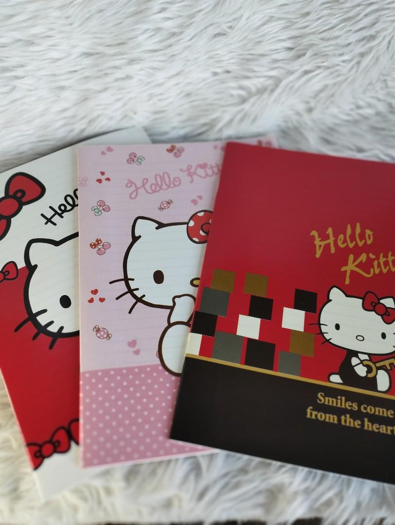 Hello Kitty Sterling Binder Filler 16 Leaves, Hobbies & Toys