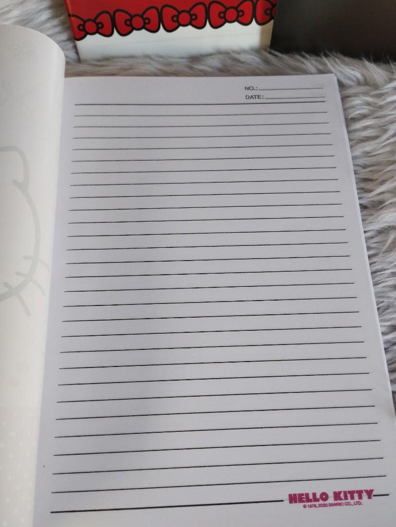 Hello Kitty Sterling Binder Filler 16 Leaves, Hobbies & Toys