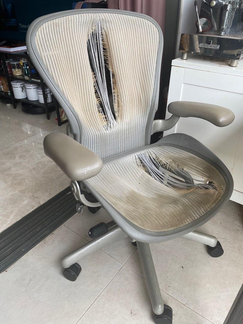Fixing herman best sale miller chair