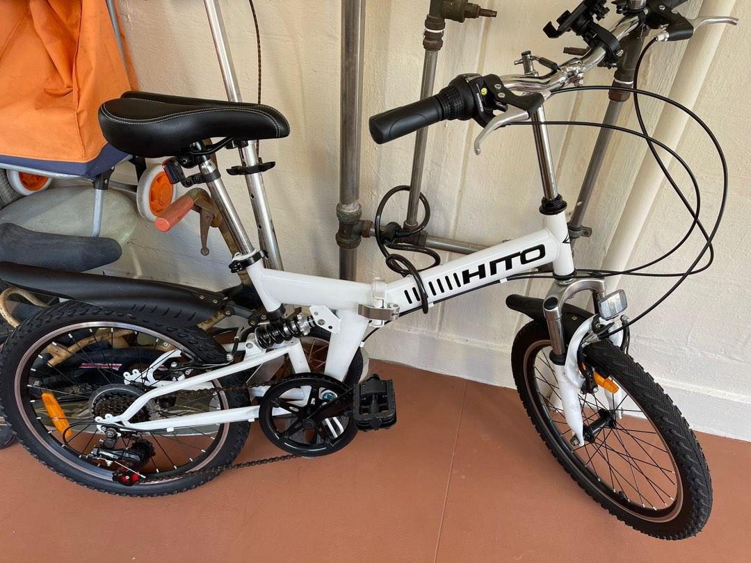 Hito folding bike with suspension, Sports Equipment, Bicycles & Parts