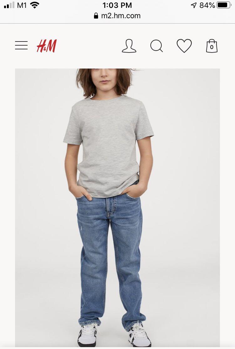H M straight fit jeans size 13 14 Babies Kids Babies Kids