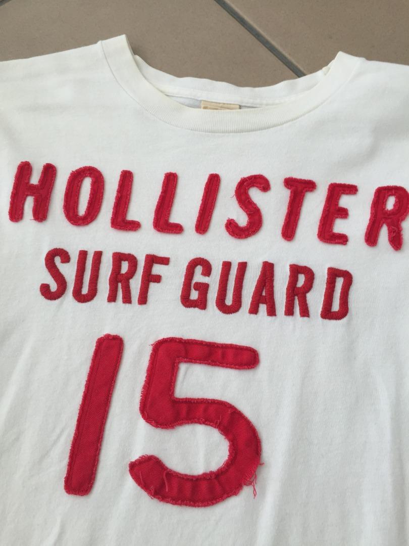 Hollister Surf Guard spell out t-shirt, Men's Fashion, Tops & Sets