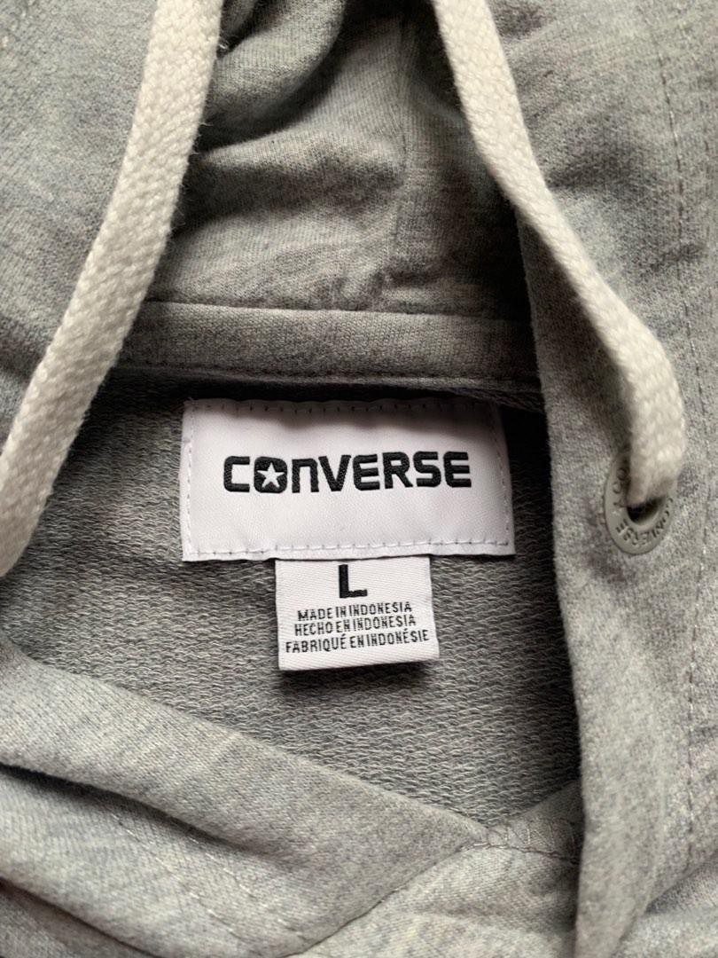 Hoodie Converse Grey