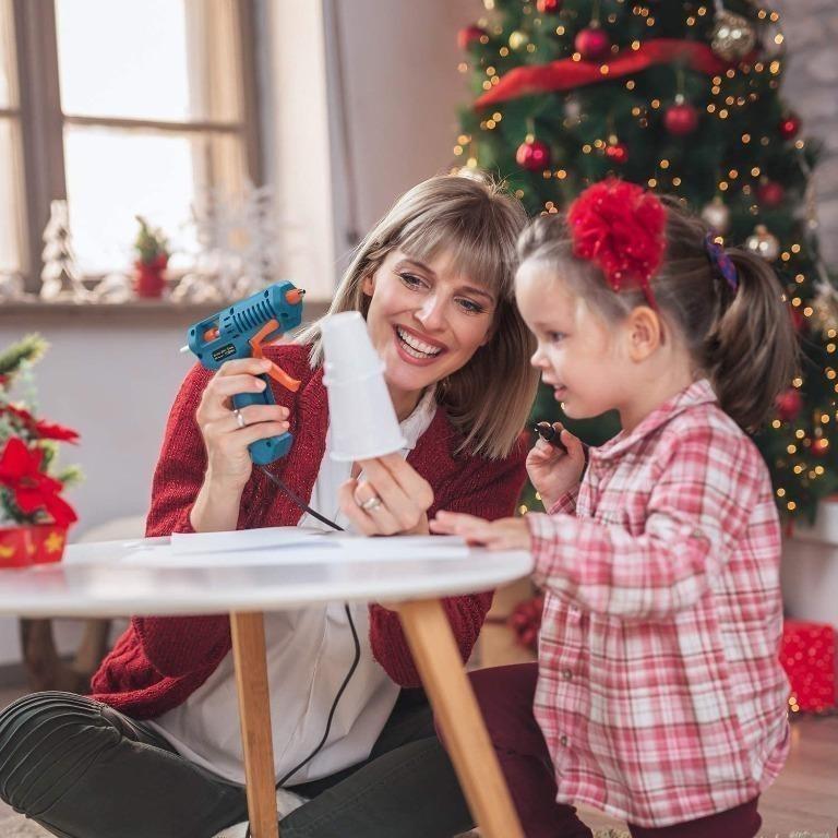 Hot Glue Gun 50W Tilswall Mini Melt Gun Electric Heats Up Quickly with