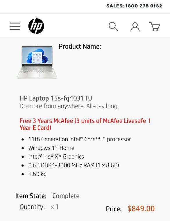 Brand new HP Laptop worth more than 969, Computers & Tech, Laptops