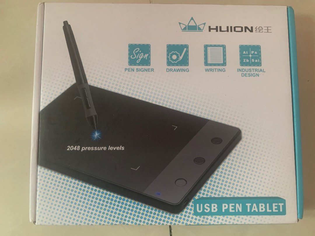 huion usb pen tablet, Computers & Tech, Laptops & Notebooks on Carousell