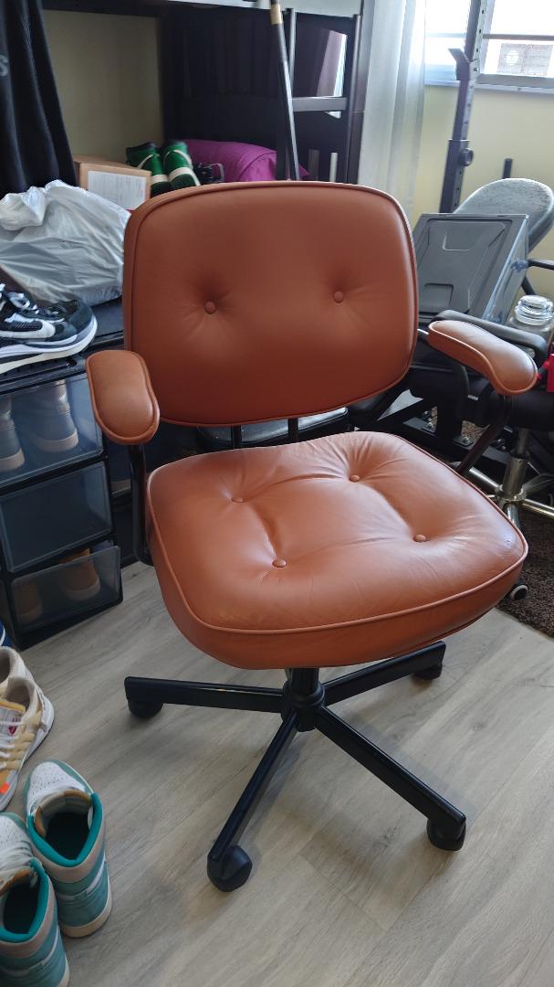 Ikea alefjäll shop leather office chair