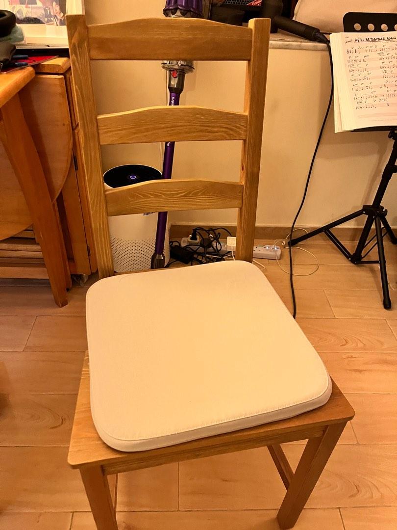 2 Ikea chairs jokkmokk with the cushion, 傢俬＆家居, 傢俬, 椅子 Carousell