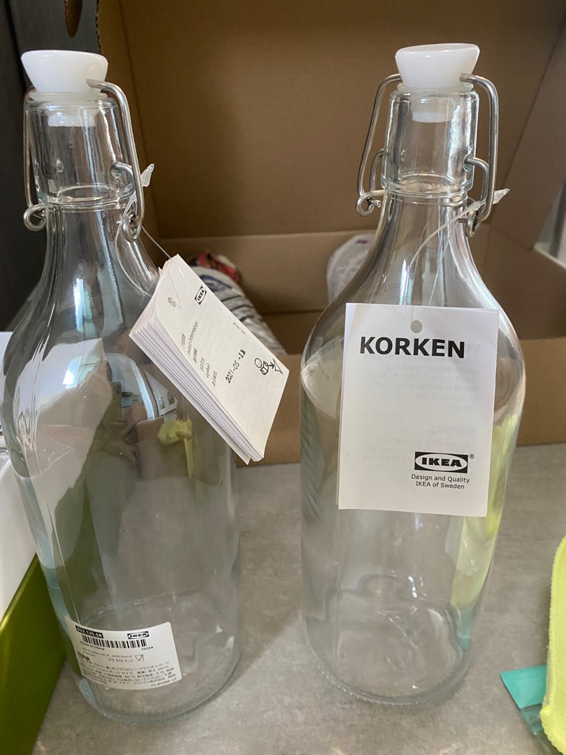 IKEA glass bottles, TV & Home Appliances, Kitchen Appliances, Other