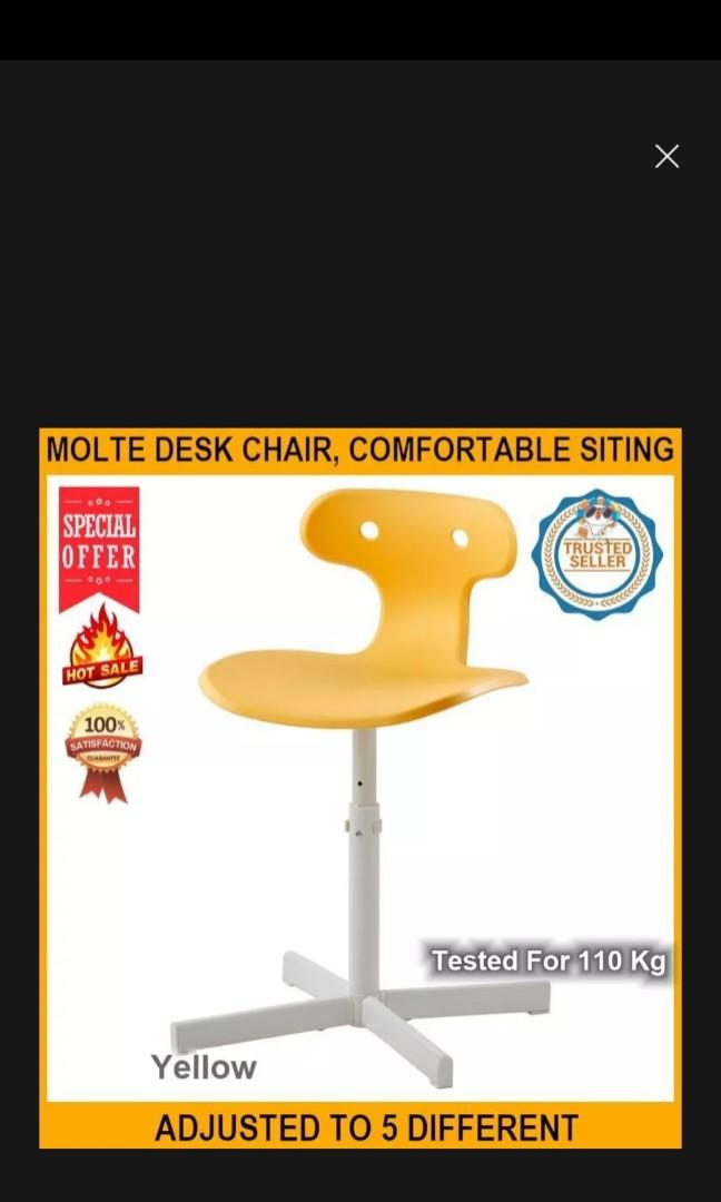 Yellow desk chair discount ikea