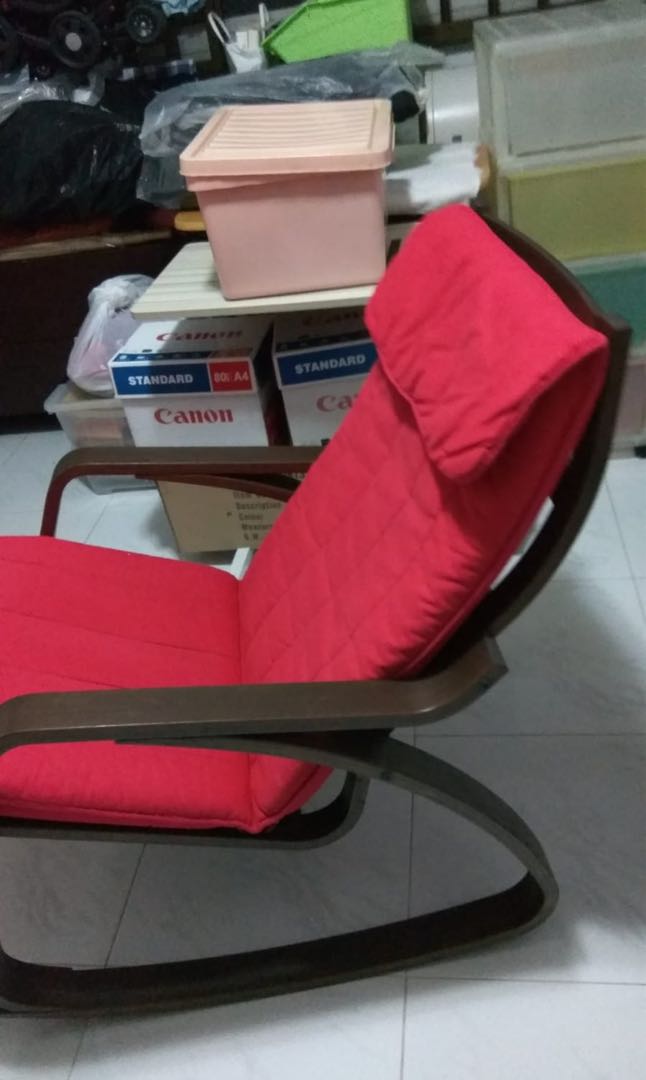 IKEA Rocking Arm Chair, Furniture & Home Living, Furniture, Chairs on