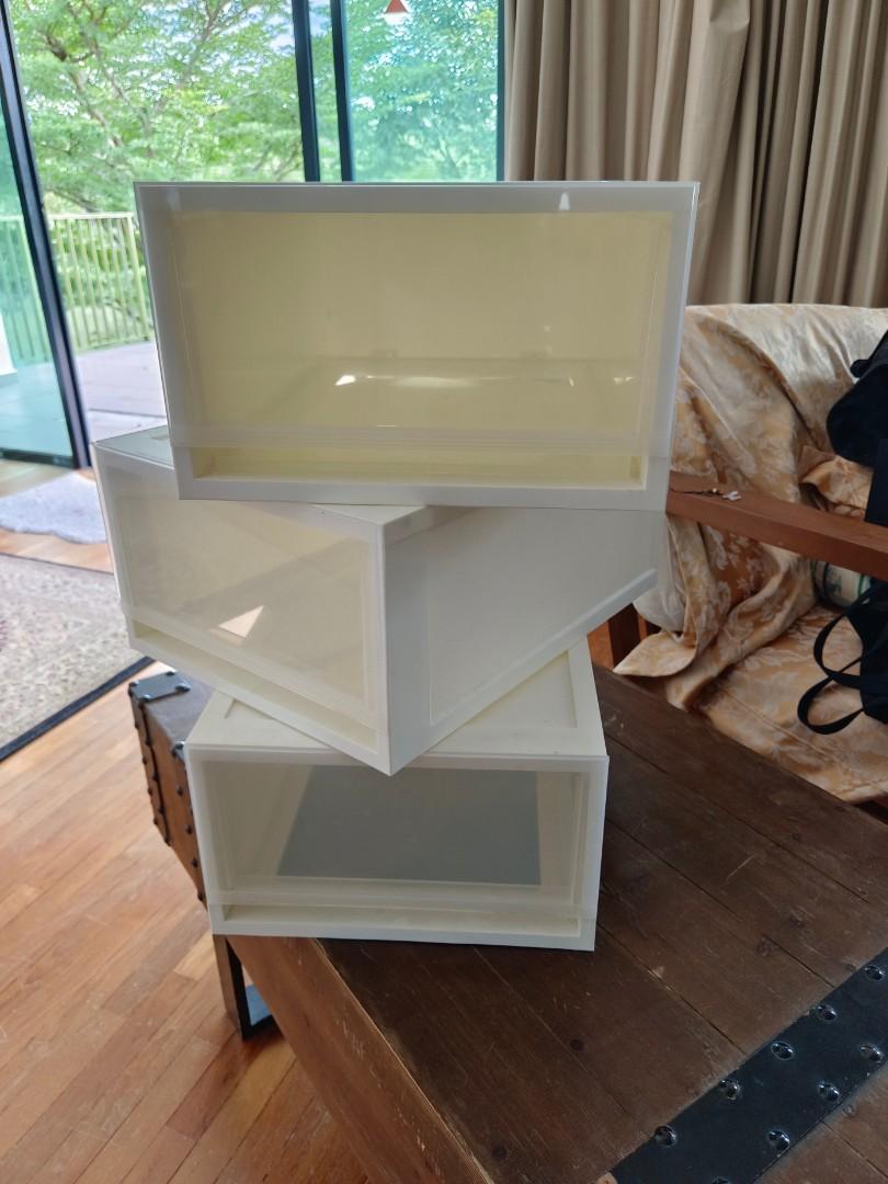 Ikea stackable pullout storage units, Furniture & Home Living, Home