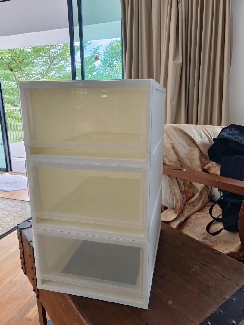 Ikea stackable pullout storage units, Furniture & Home Living, Home