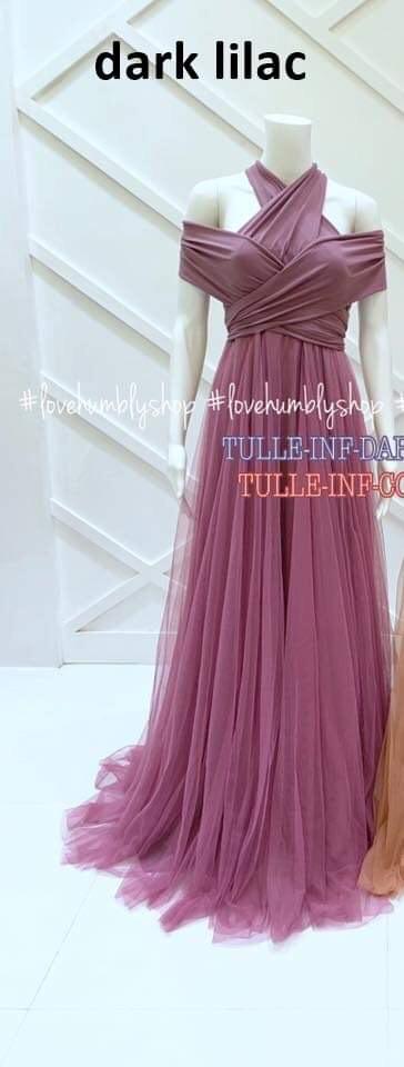 Infinity Dress Tulle Lilac (Category: Evening dresses & gowns) located in Manila. Submitted by huuumi (Listing ID 1188378884, Image 2). Description: .