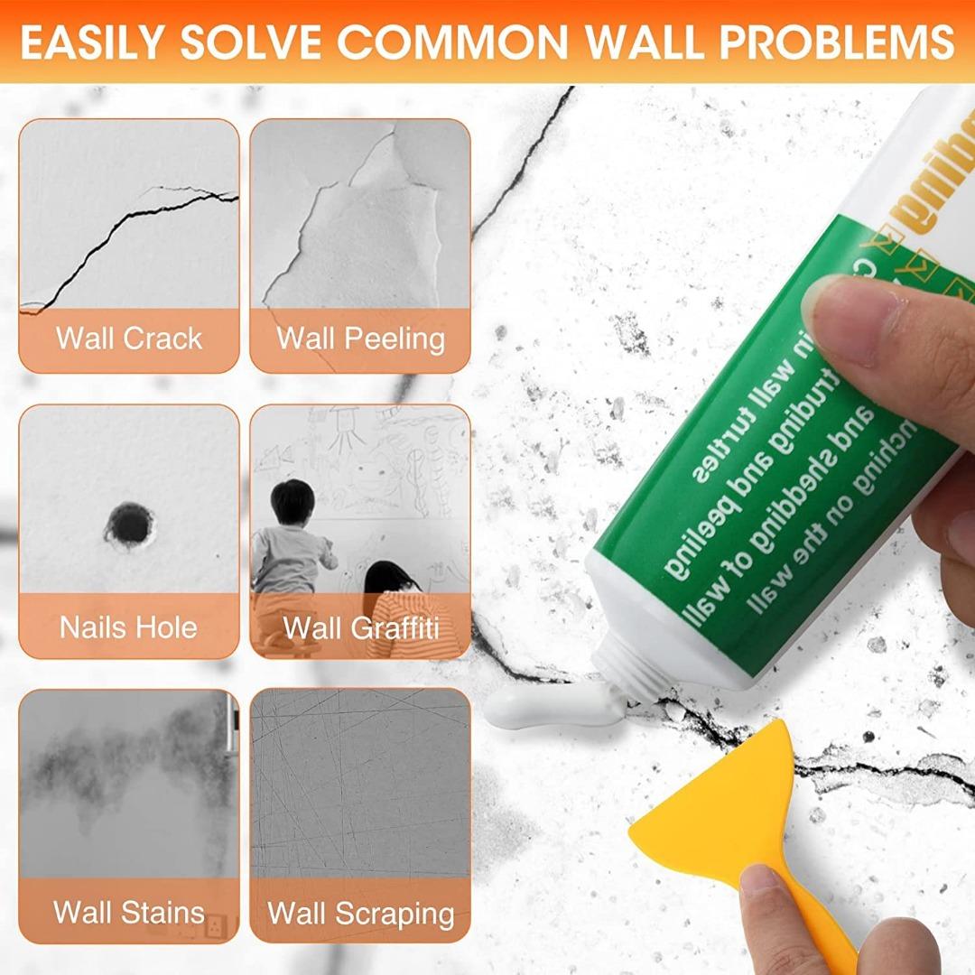 [instock] Wall Repair, Spackle Repair Paste, Drywall Patch with Scraper