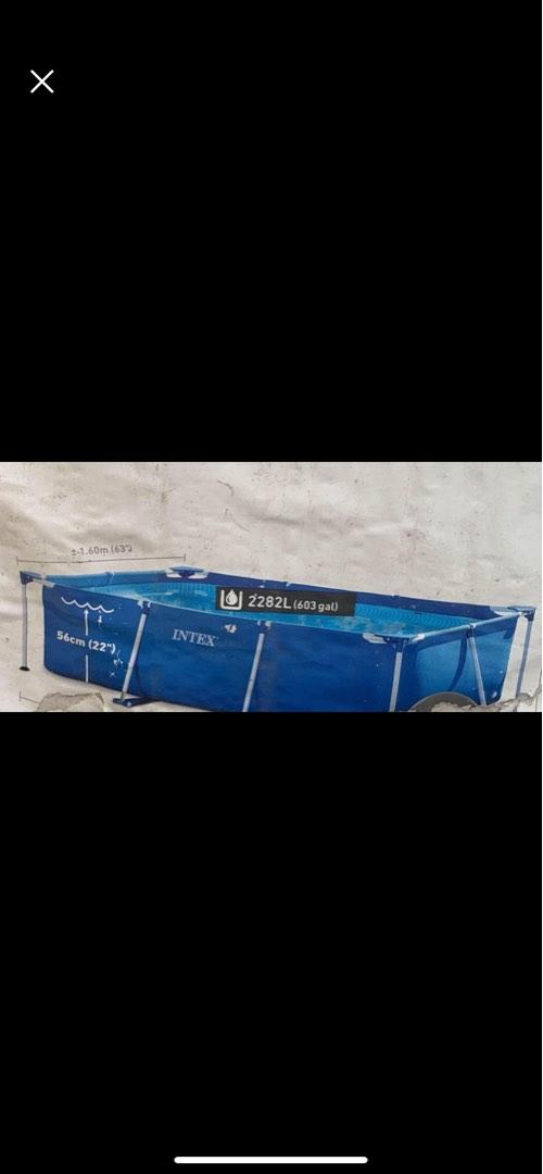 INTEX RECTANGULAR FRAME SET, Furniture & Home Living, Outdoor Furniture ...