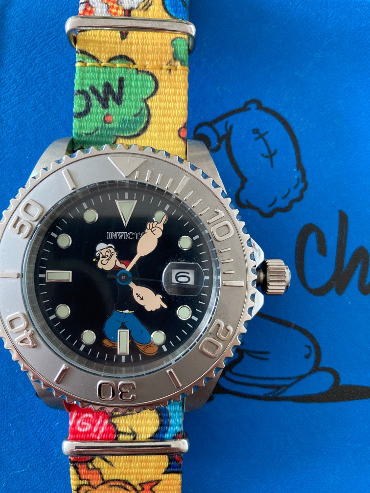 Invicta Popeye grand diver automatic watch Men s Fashion