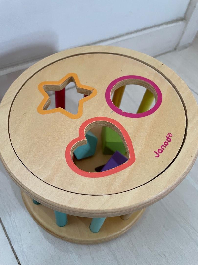 Janod wooden shape sorter, Babies & Kids, Infant Playtime on Carousell