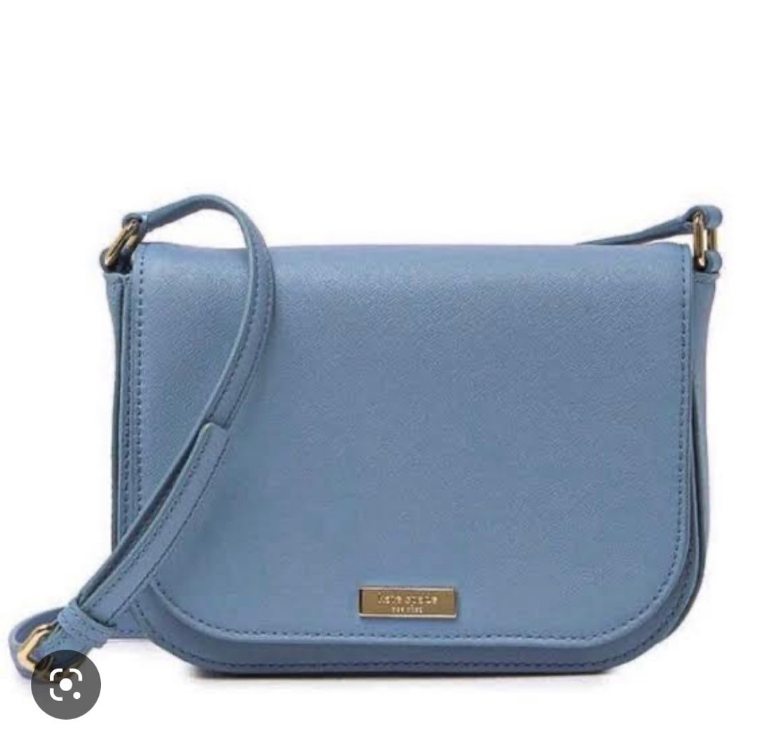 Kate Spade Laurel Way Large Carsen Saffiano Leather Crossbody Bag -  Cloudcover, Luxury, Bags & Wallets on Carousell